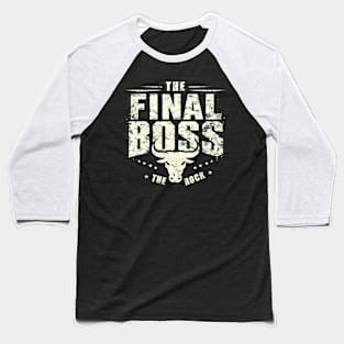 The Final Boss The Rock Baseball T-Shirt